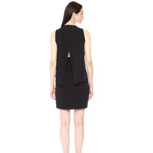 NWOT BCBGeneration Black Overlay Dress Sz L
